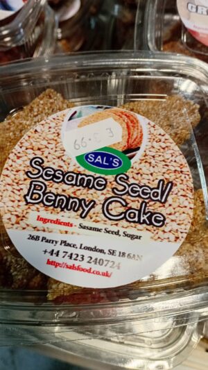 SAL'S Sesame Seed / Benny Cake